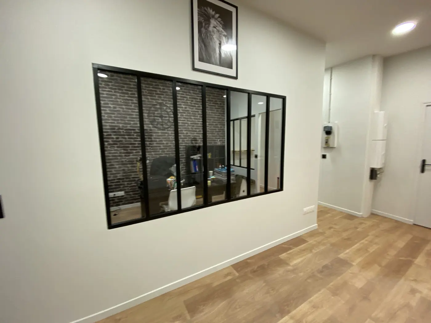 Verrière de nos bureaux